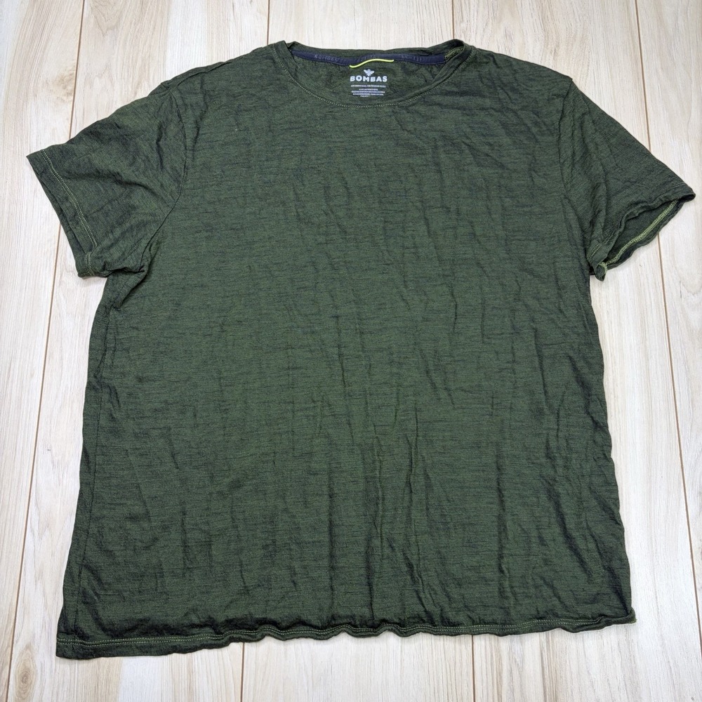 Bombas Merino Wool Blend Shirt Womens Medium Long Sleeve Base Layer Green - Picture 2 of 4